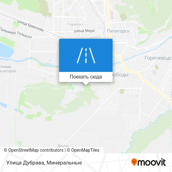 Карта Улица Дубрава