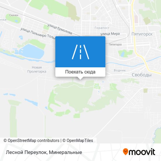 Карта Лесной Переулок