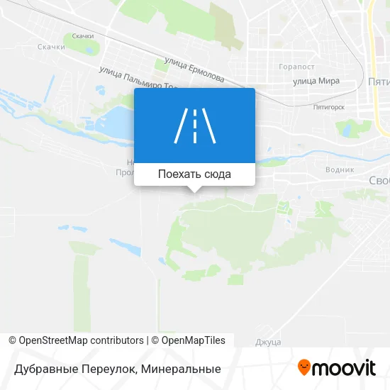 Карта Дубравные Переулок