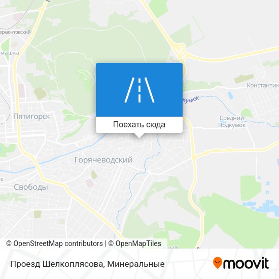 Карта Проезд Шелкоплясова