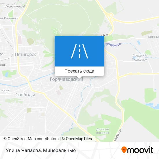 Карта Улица Чапаева