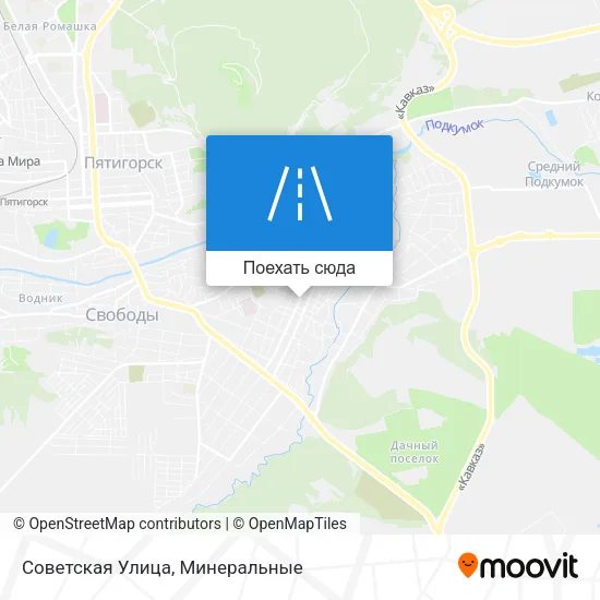 Карта Советская Улица