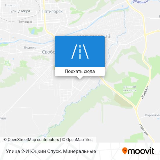 Карта Улица 2-Й Юцкий Спуск