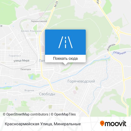 Карта Красноармейская Улица