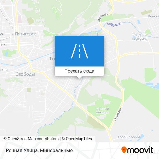 Карта Речная Улица