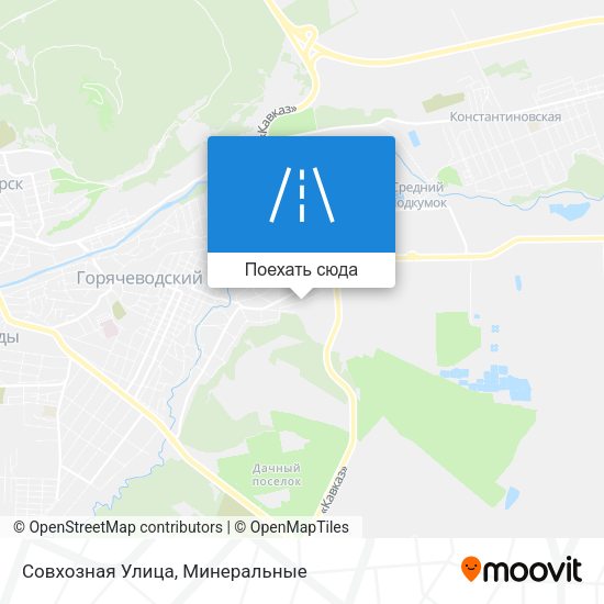 Карта Совхозная Улица