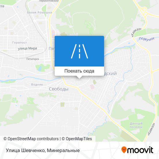 Карта Улица Шевченко
