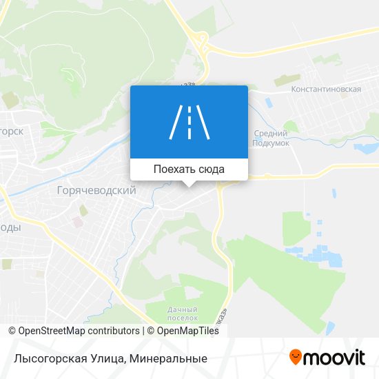 Карта Лысогорская Улица