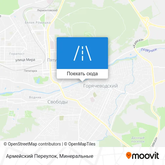 Карта Армейский Переулок