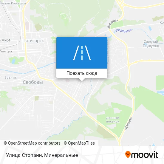 Карта Улица Стопани