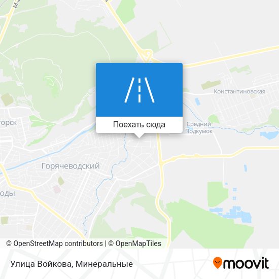 Карта Улица Войкова