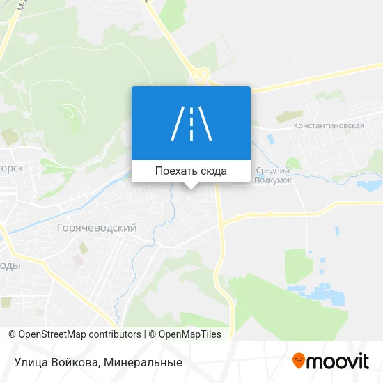 Карта Улица Войкова