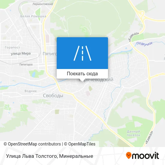 Карта Улица Льва Толстого