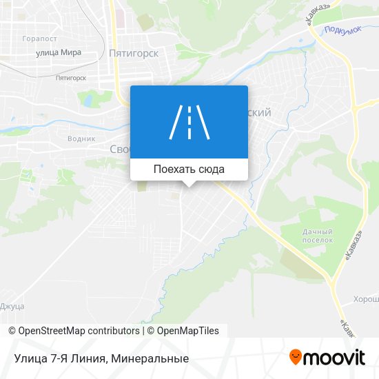 Карта Улица 7-Я Линия