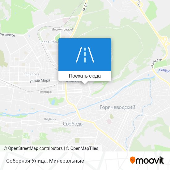 Карта Соборная Улица