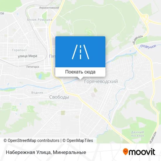 Карта Набережная Улица