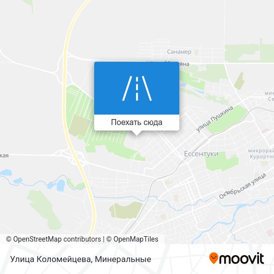 Карта Улица Коломейцева