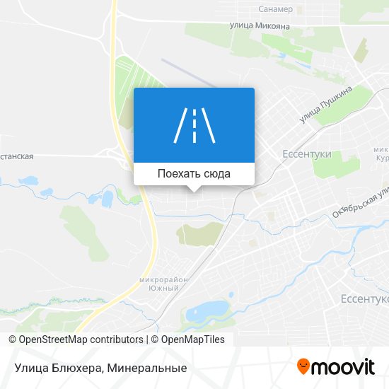 Карта Улица Блюхера