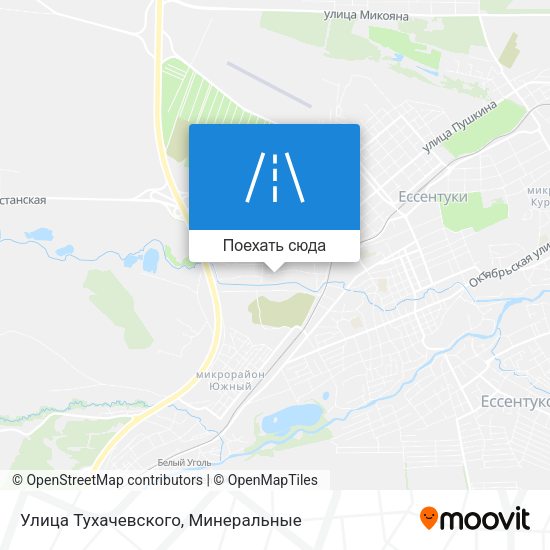 Карта Улица Тухачевского