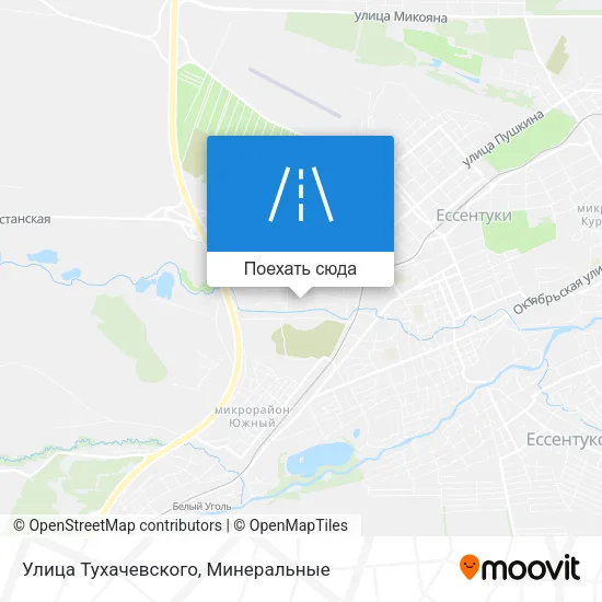 Карта Улица Тухачевского