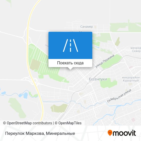 Карта Переулок Маркова
