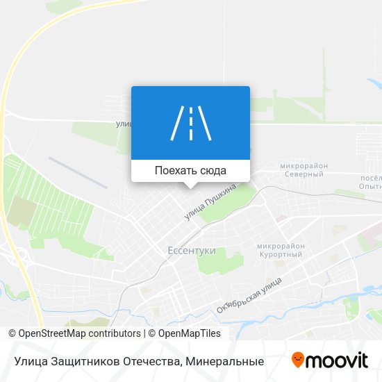Карта Улица Защитников Отечества