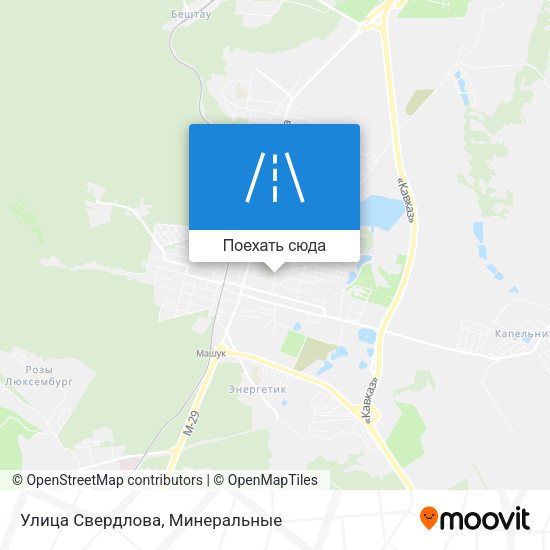Карта Улица Свердлова