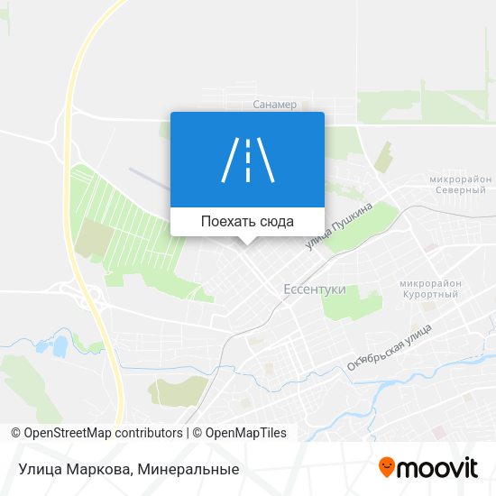 Карта Улица Маркова