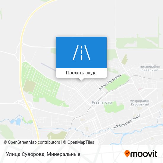 Карта Улица Суворова