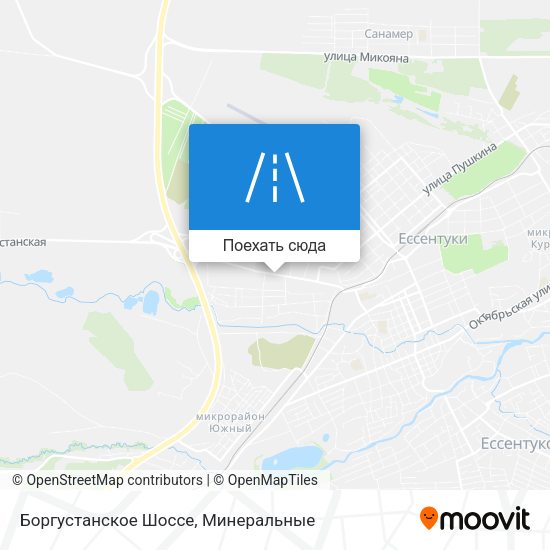 Карта Боргустанское Шоссе