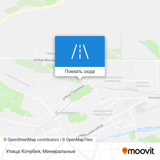 Карта Улица Кочубея