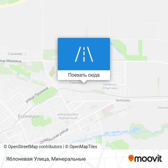 Карта Яблоневая Улица