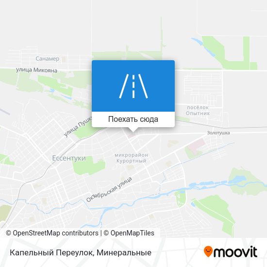 Карта Капельный Переулок