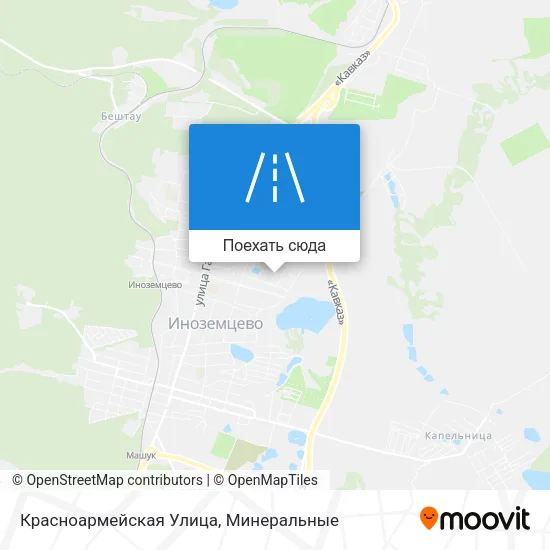 Карта Красноармейская Улица
