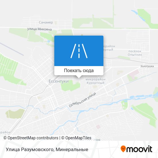 Карта Улица Разумовского