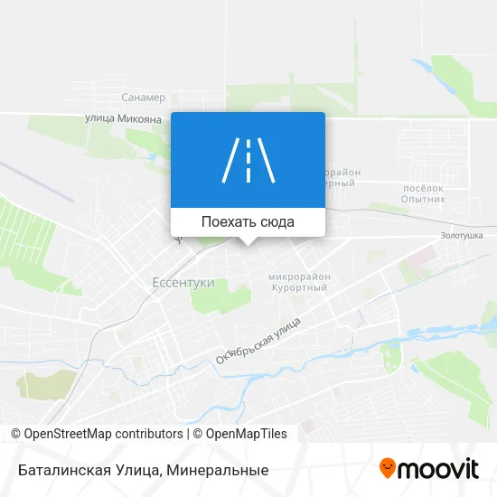 Карта Баталинская Улица