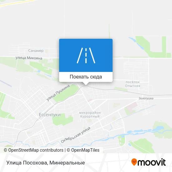 Карта Улица Посохова