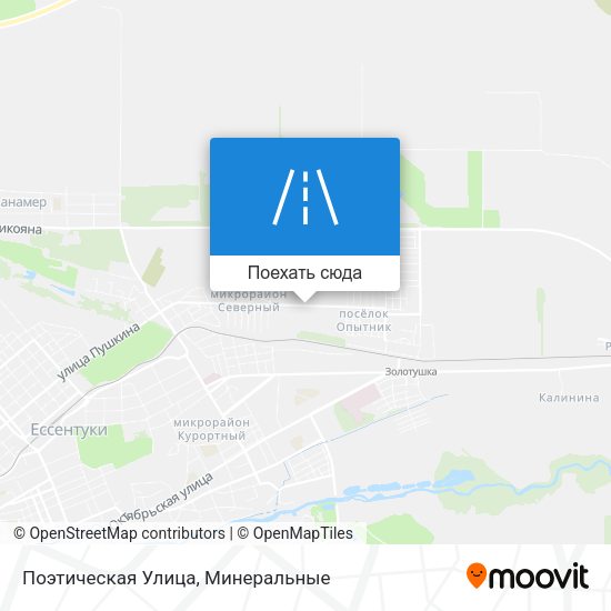 Карта Поэтическая Улица