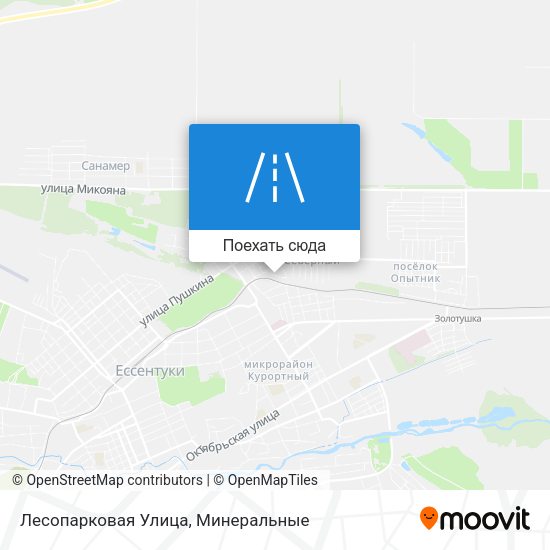 Карта Лесопарковая Улица