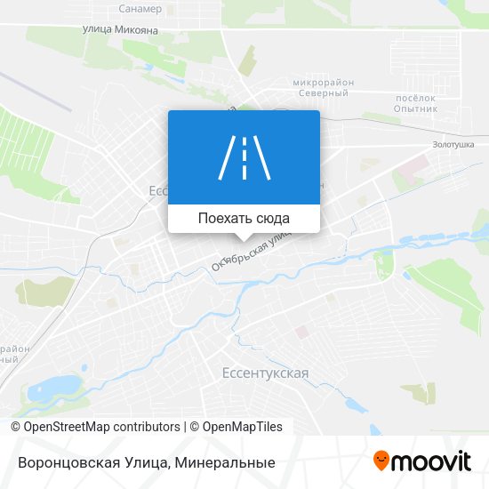 Карта Воронцовская Улица