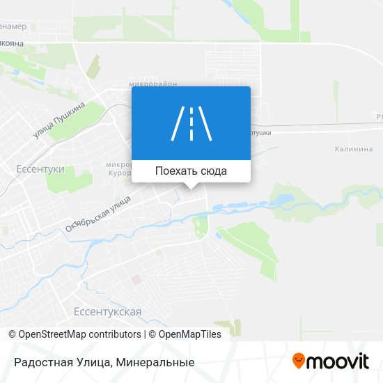 Карта Радостная Улица