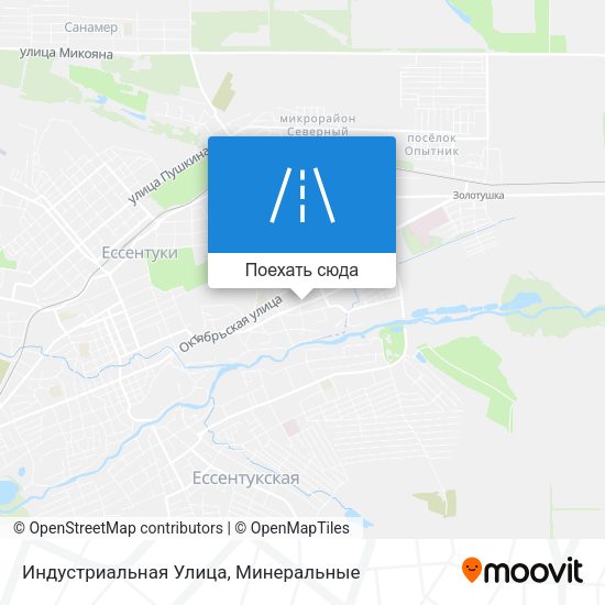 Карта Индустриальная Улица