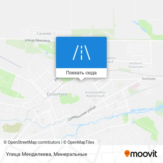 Карта Улица Менделеева