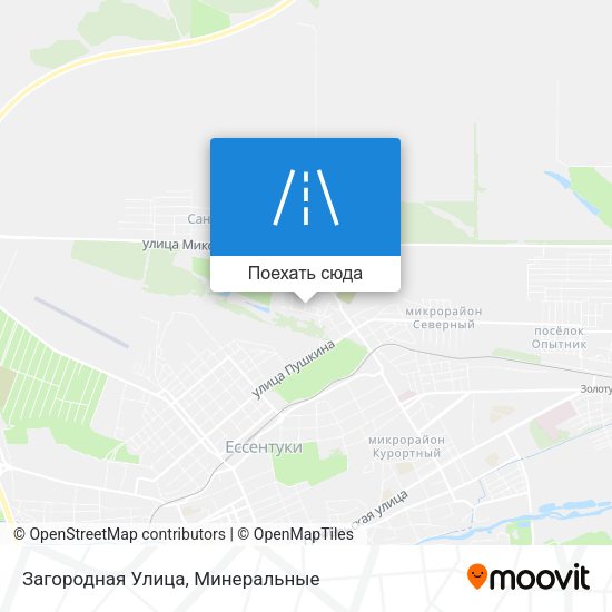 Карта Загородная Улица