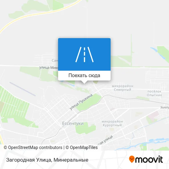 Карта Загородная Улица