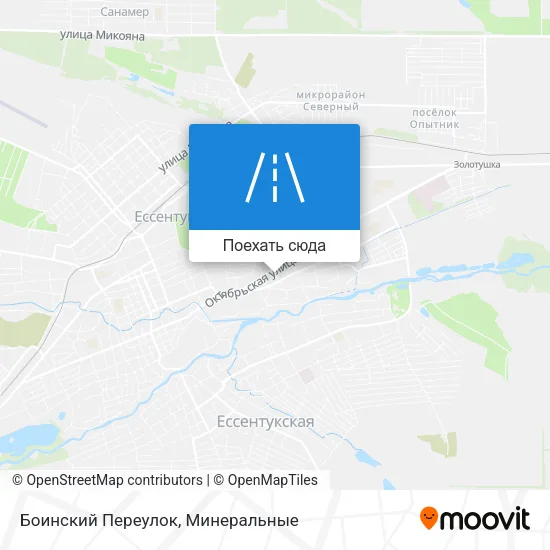 Карта Боинский Переулок