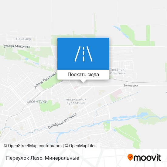 Карта Переулок Лазо