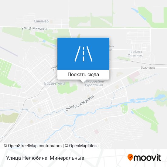 Карта Улица Нелюбина
