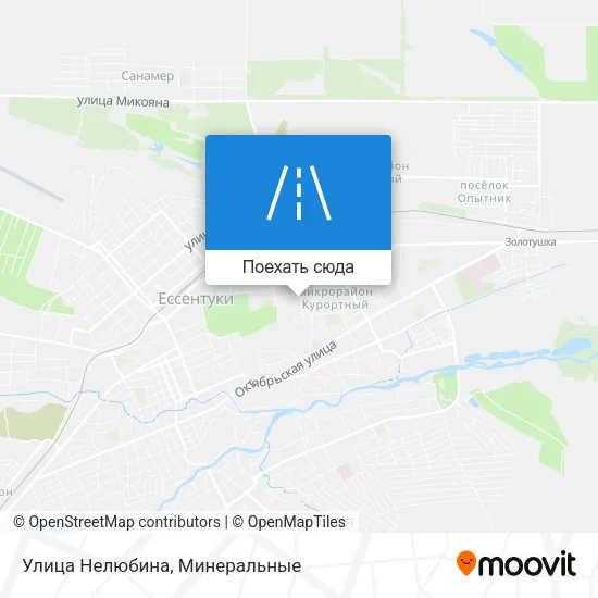 Карта Улица Нелюбина