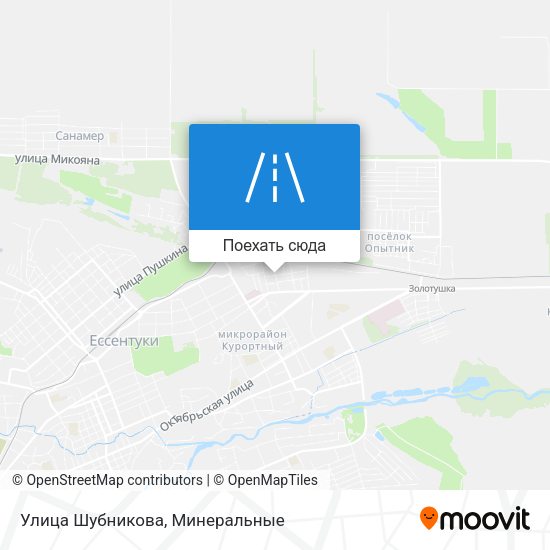 Карта Улица Шубникова